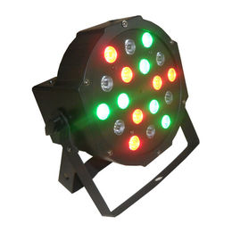 Ánh sáng phẳng Led 18 V 3 W RGB Led Par 64 Đèn Dj Trong nhà 7CH DMX