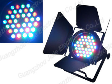 DMX 512 Barndoor 36 x 3w Rgb Led Par 64 Đèn pin tại chỗ Đa đèn PAR Có thể Đèn sân khấu