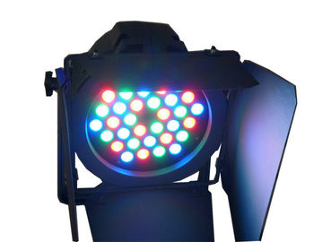 DMX 512 Barndoor 36 x 3w Rgb Led Par 64 Đèn pin tại chỗ Đa đèn PAR Có thể Đèn sân khấu