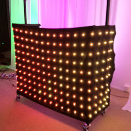 1 x 2m Rgb 3in1 Màn trập Video LED đầy màu sắc, Màn hình LED ánh sáng chuyên nghiệp