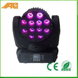 12 x 10w Rgbw 4in1 DJ Giai đoạn Moving Head Wash Độ sáng cao Led