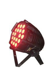 Đèn có thể sáng 18pcs 15w Rgbwa Uv 6in1 Đèn Led Disco Stage Light / Dmx Par Light