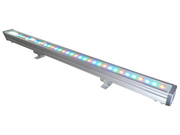 1000mm Chiều dài 36pcs 3w Rgb Vách ngăn ngoài trời được trang bị cho ip65 / Sân khấu trang trí nhẹ