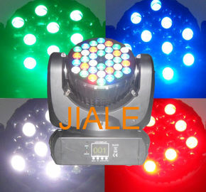 Ánh sáng Led Sharpy Di chuyển Đèn Giai đoạn 36 x 3w Rgbw DMX512