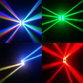 DMX512 RGBW 4in1 8 Đèn nháy Spider Beam LED Di chuyển Đèn Ánh Sáng / Đèn sân khấu Xoay