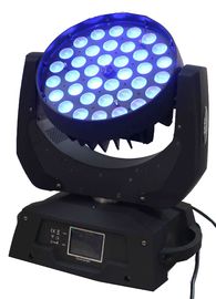 18w Rgbwa Uv Led Moving Head Spot Light With Zoom , Dj Stage Lights