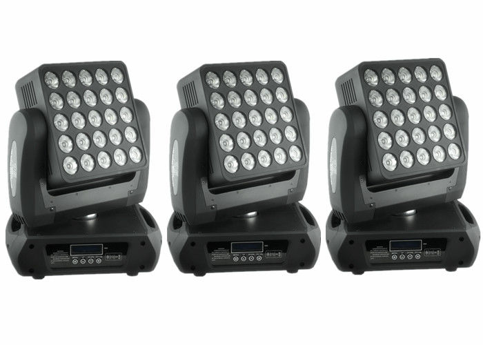 Top 1 Flat 25 x 12w High Lumen CREE của Hoa Kỳ, RGBW Màu Pha Trộn LED Chuyển Di chuyển Head Light / Quảng trường DJ Di chuyển Head Lights