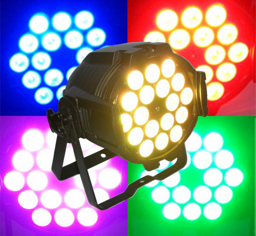Sound Activated Colorful Dj Moving Head Lights , DMX 512 LED Par Can Lighting