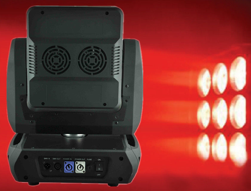 Fashion Club Mini LED Moving Head Light 9pcs 10w Rgbw DJ Moving Head Lamp
