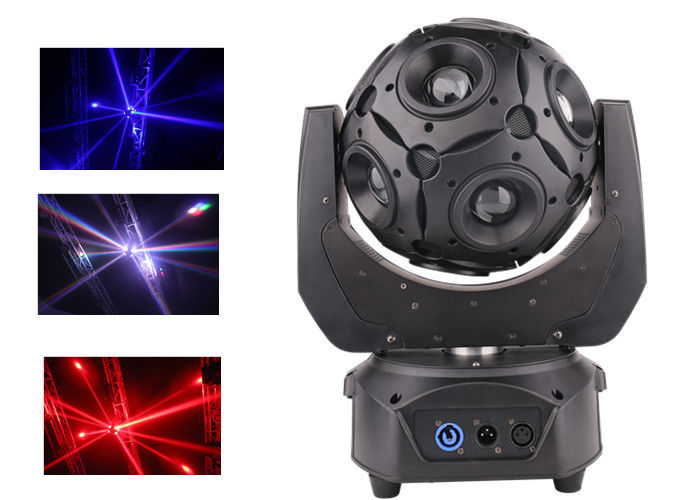 Football Moving Head DJ Stage Lights 200W 10 pcs Beads Full Color Effect 50 / 60Hz