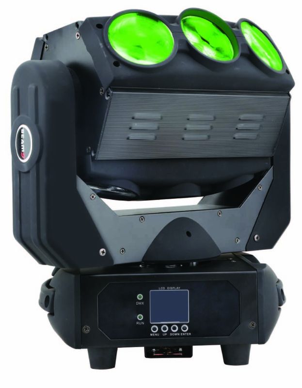 9 X 15 W RGBW LED Moving Head Light 4 in 1 Beam Effect Dimming Phantom Lights