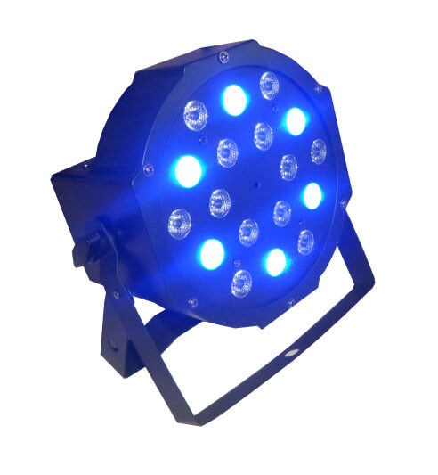 Ánh sáng phẳng Led 18 V 3 W RGB Led Par 64 Đèn Dj Trong nhà 7CH DMX