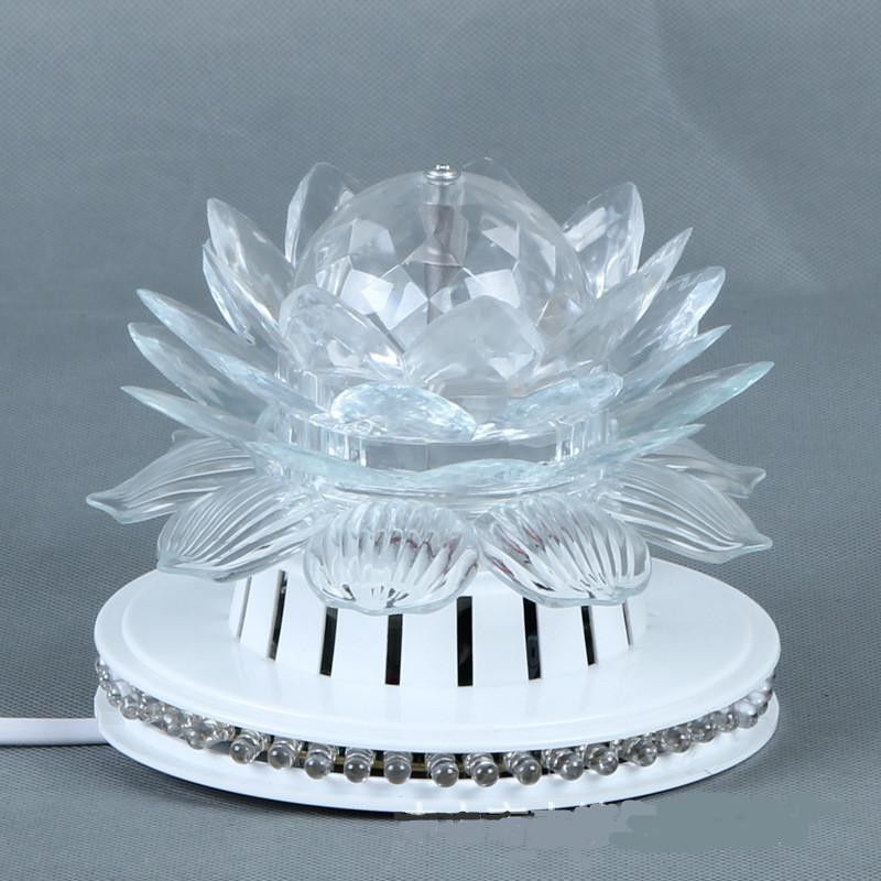 Ánh sáng sân khấu Disco đẹp Ánh sáng mặt trời ít ánh sáng Hoa Sen, đèn LED 9W hướng dẫn xoay đèn