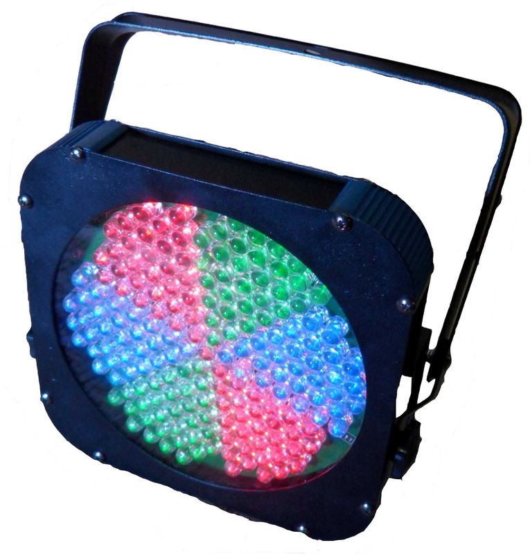 Màu xanh lá cây xanh xanh Flat LED Par có thể Ánh sáng Slim DMX Dj Par 64 cho Concert / Nhà hát