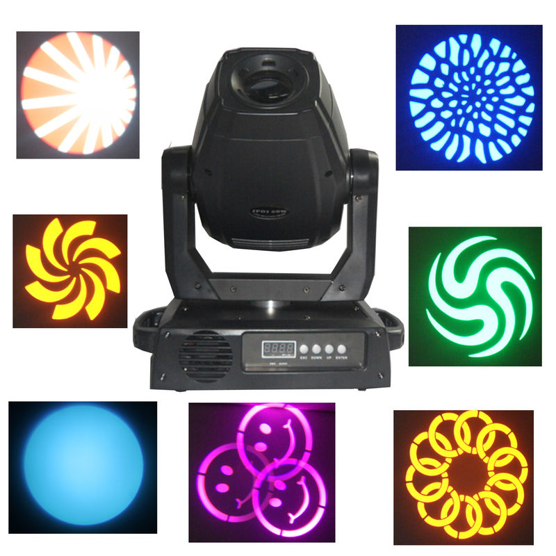 60w / 75w Gobo Di chuyển Di chuyển Đầu Chiếu Sáng Chiếu Sáng Chiếu Sáng Chiếu Sáng