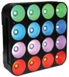 16pcs 30w Rgb 3in1 Led Matrix Blinder Câu lạc bộ Lights cho DJ, Sân khấu, Bands