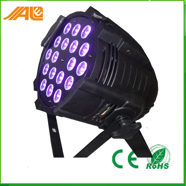 Đèn có thể sáng 18pcs 15w Rgbwa Uv 6in1 Đèn Led Disco Stage Light / Dmx Par Light