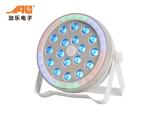 8 kênh 18 Watt Đèn sân khấu DJ RGB 3 trong 1 LED phẳng