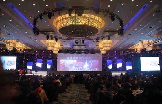 Màn hình RGB 6 x 4m Sáng Rực rỡ, Rèm màn Màn Màn cho nền sân khấu